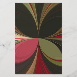 Papelería Diseño abstracto con líneas flotantes Imprimir art
