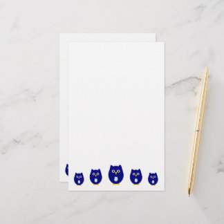 Papelería Diseño Blue Owl