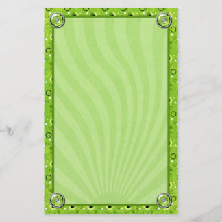 Papelería Diseño con decoración Rockin Retro Lime Green
