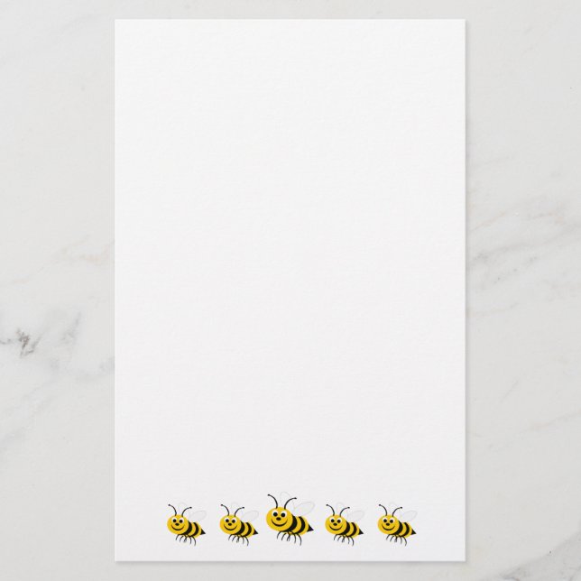 Papelería Diseño de Abeja (Anverso)