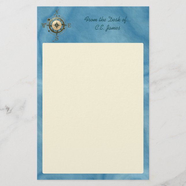 Papelería Diseño de brújula Fantasy (Celtic) (Anverso)