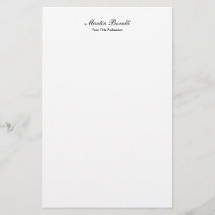 Papelería Diseño de caligrafía profesional asombroso único