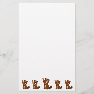 Papelería Diseño de castor