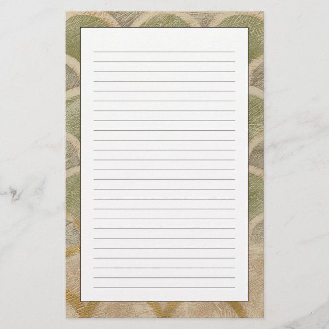 Papelería Diseño de mosaico de piedra por Chariklia Zarris (Anverso)