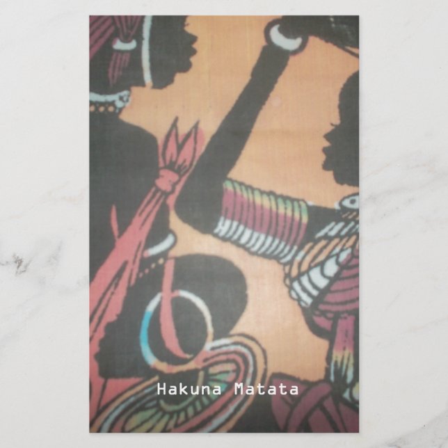 Papelería Diseño de patrones de arte de tradición y cultura  (Anverso)