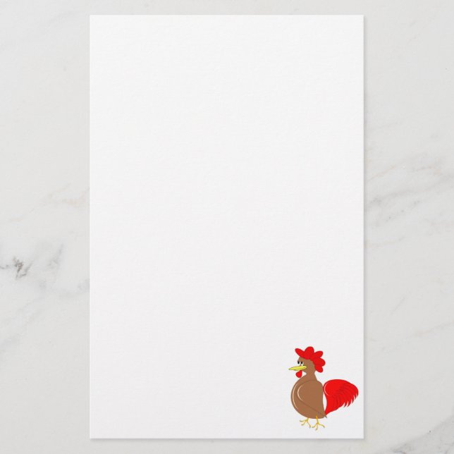 Papelería Diseño de pollo (Anverso)