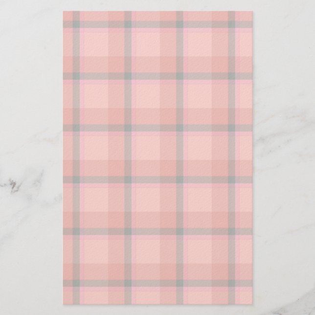 Papelería Diseño de Tartán (Anverso)