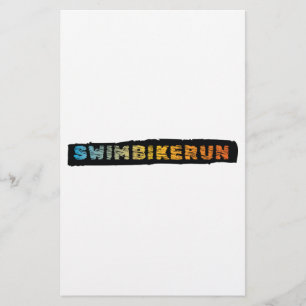 Papelería Diseño de triatlón