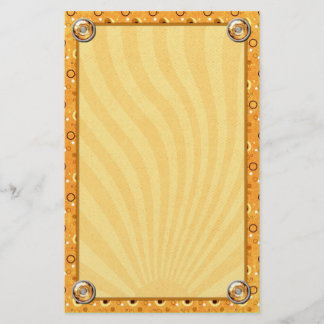 Papelería Diseño decenal de Rockin Retro Sun Kissed Naranja