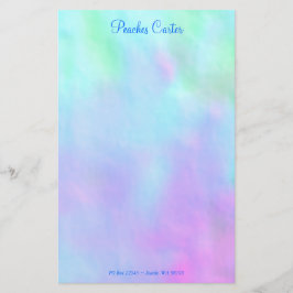 Papelería Diseño digital azul y rosa