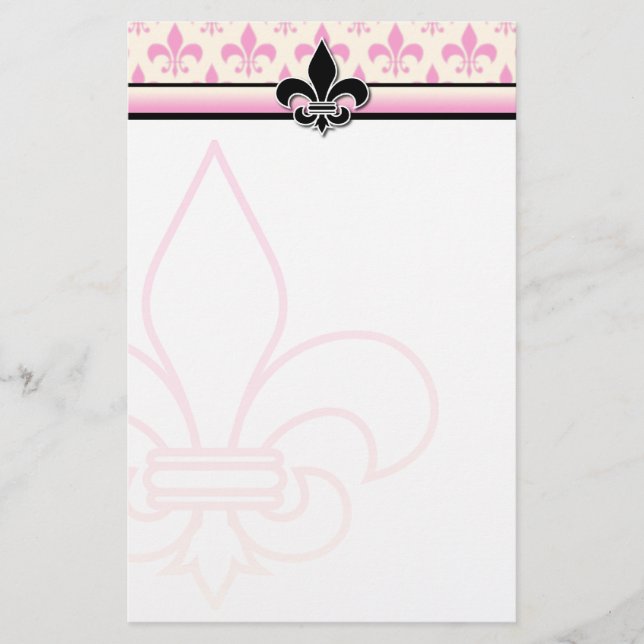 Papelería Diseño estacional de Fleur de Lis (Anverso)