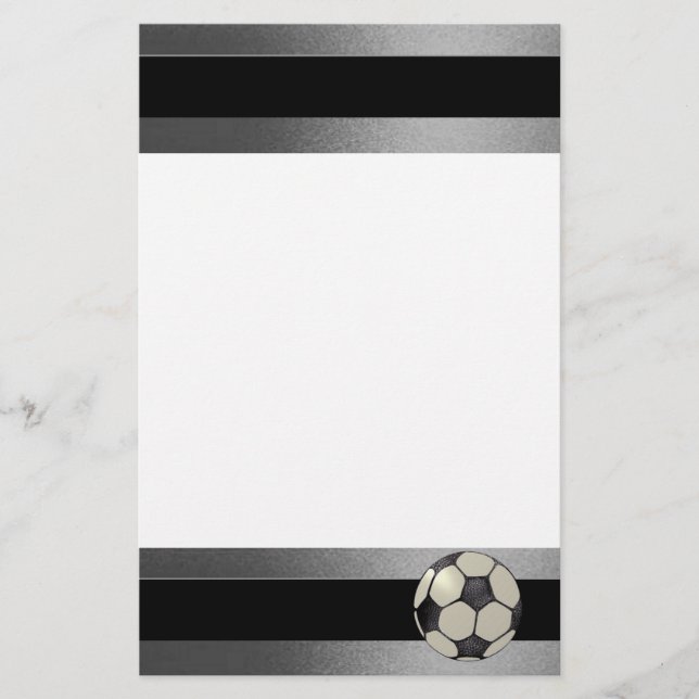 Papelería Diseño estacional de fútbol 1 (Anverso)