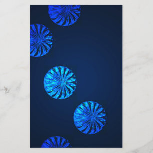 Papelería Diseño Irlandés Cristal Azul
