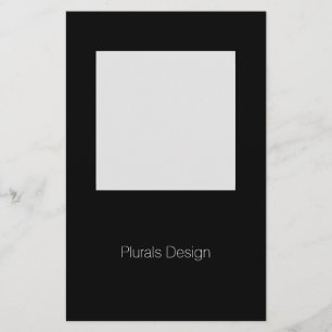Papelería Diseño minimo Estacionamiento de marcos en blanco