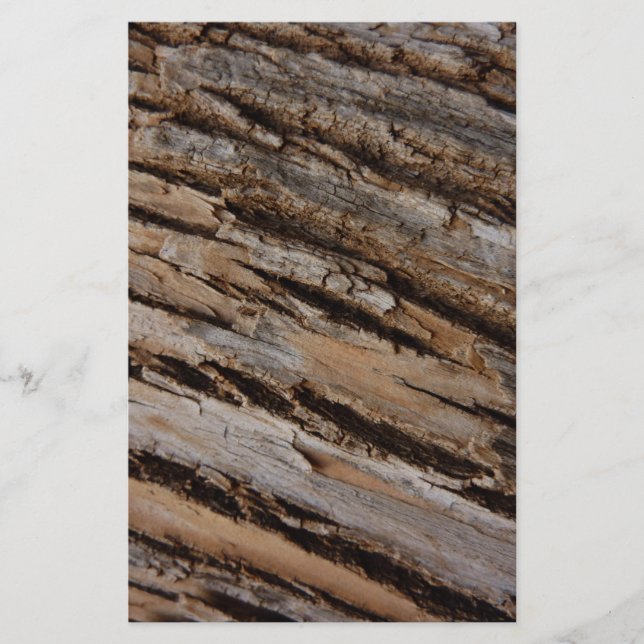 Papelería Diseño textil de barbilla de árbol I Resumen natur (Anverso)