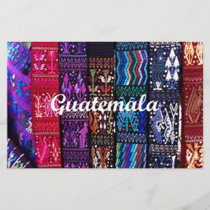 Papelería Diseño textil guatemalteco.