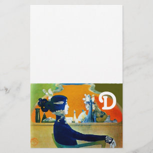 PAPELERÍA DIVA EN AZUL, BELLEZA DE MODA MONOGRAMA