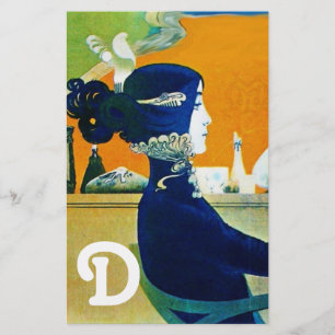 PAPELERÍA DIVA EN AZUL, BELLEZA DE MODA MONOGRAMA