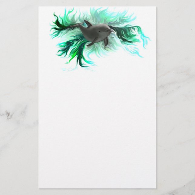 Papelería Dolphin Baby (Anverso)