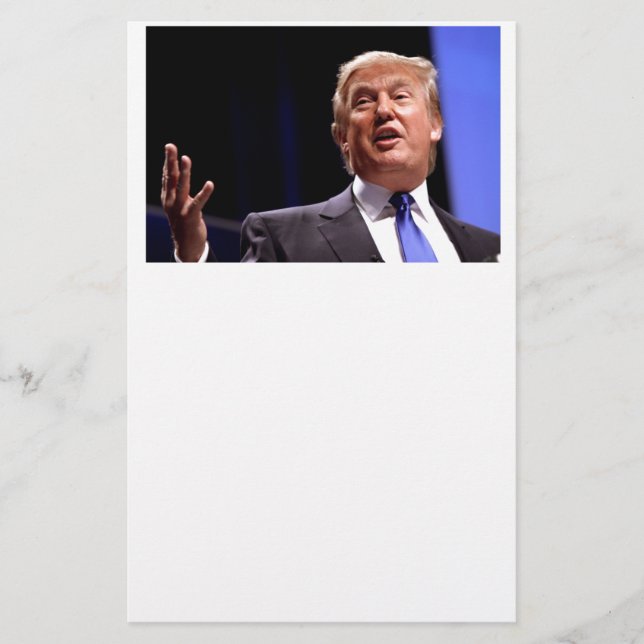 Papelería Donald Trump (Anverso)