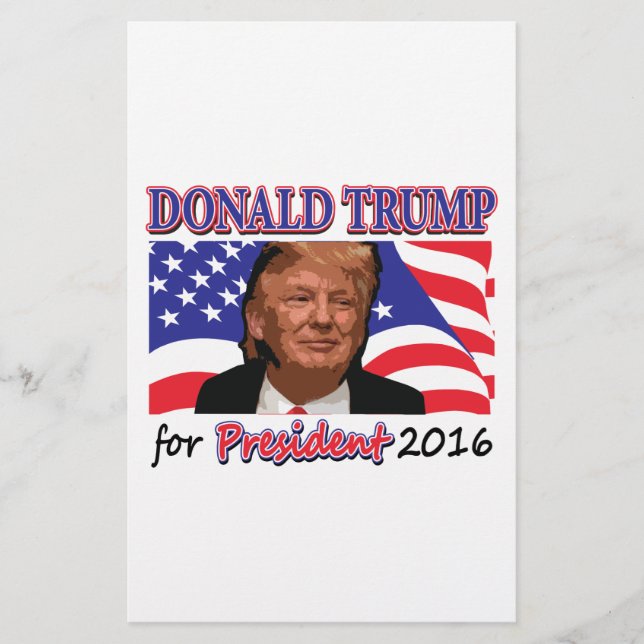 Papelería Donald Trump (Anverso)