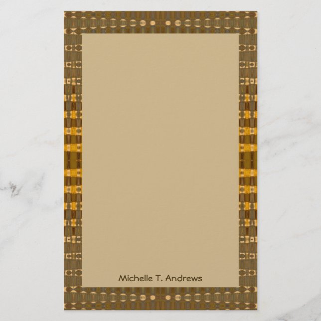Papelería dorado amarillo (Anverso)
