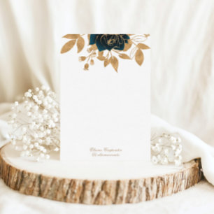 Papelería Dorado De Color Agua Y Estacionamiento Personaliza