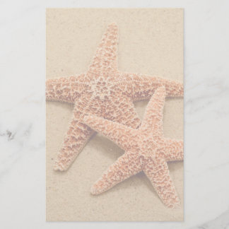 Papelería Dos estrellas de mar del azúcar