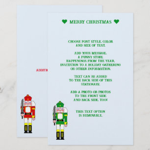 Papelería Dos soldados cascanueces Navidad