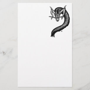 Papelería Dragón al estilo del tatuaje