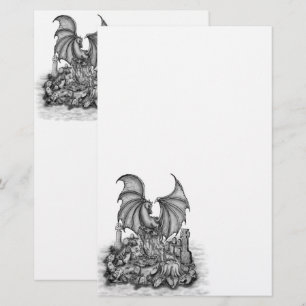 Papelería Dragón con zombi
