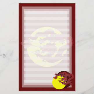 Papelería Dragón de cera roja