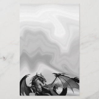 Papelería Dragón en la fantasía gris