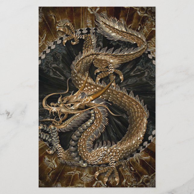 Papelería Dragon Pentagram (Anverso)