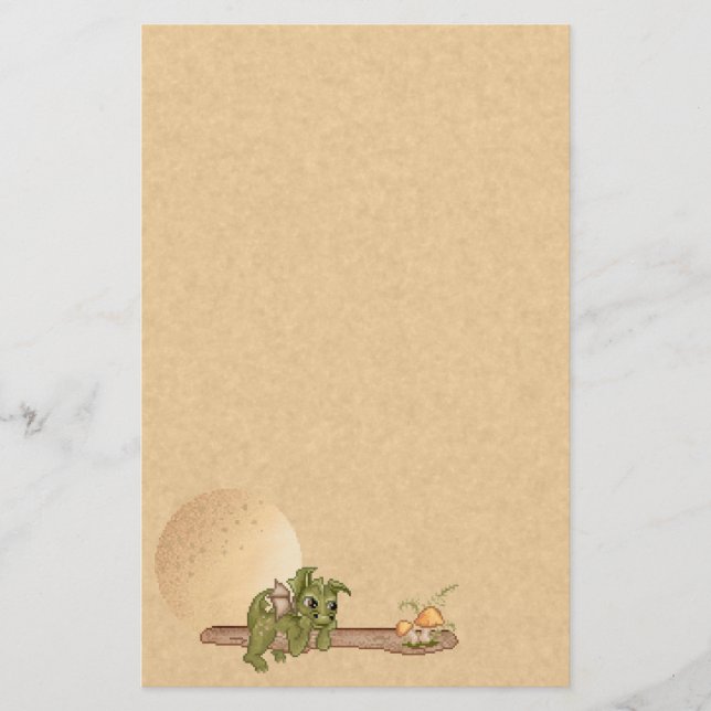 Papelería Dragón soñador (Anverso)