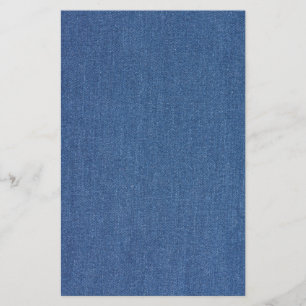 Papelería Dril de algodón azul original de la mezclilla de