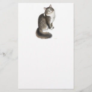 Papelería Duffy los efectos de escritorio del gato de Coon d