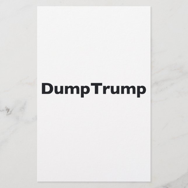 Papelería DumpTrump (Anverso)