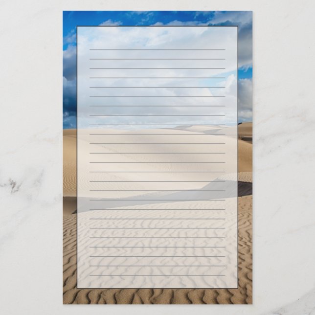 Papelería Dunas infinitas (Anverso)