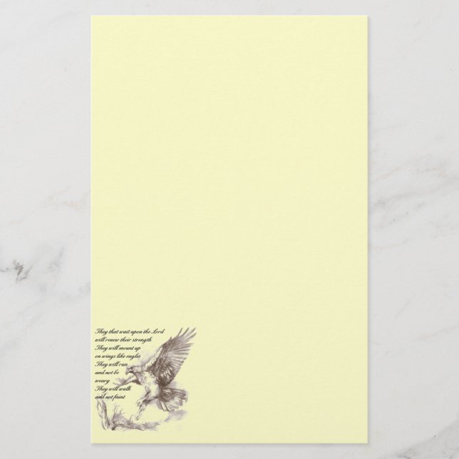 Papelería Eagle y efectos de escritorio de la escritura (Anverso)