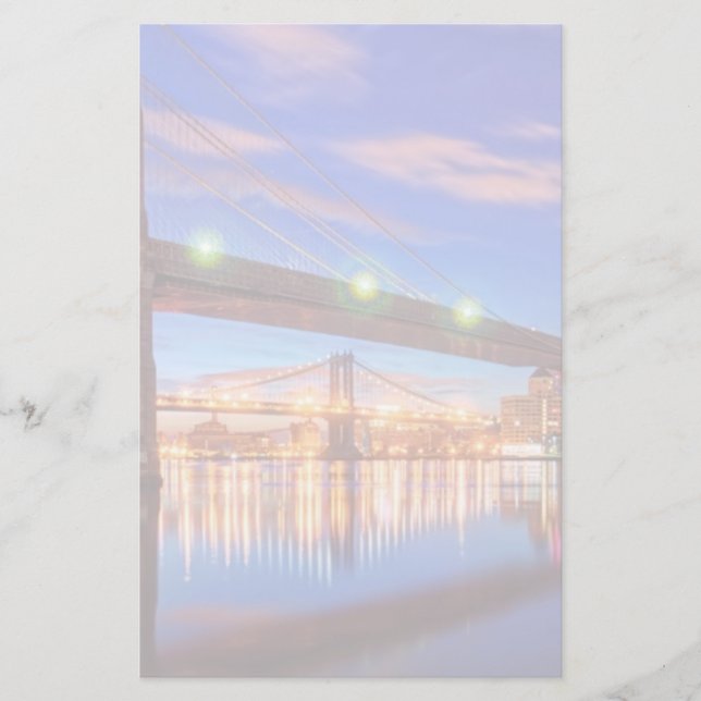 Papelería East River, Brooklyn Bridge, Manhattan (Anverso)