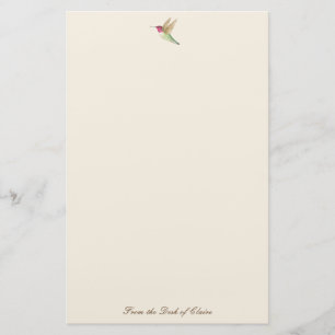 Papelería Ecru Hummingbird Stationery