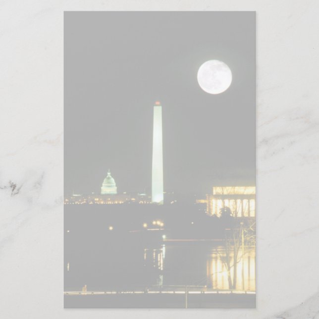 Papelería Edificio Capitol, Lincoln Memorial, Washington (Anverso)
