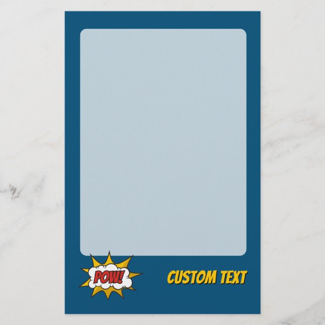 Papelería Efecto de sonido de comic (Anverso)