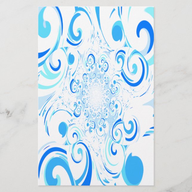 Papelería Efectos de escritorio abstractos a todo color (Anverso)