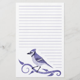 Papelería Efectos de escritorio alineados arrendajo azul