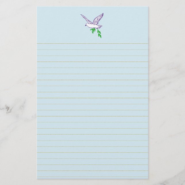 Papelería Efectos de escritorio alineados de oro verdes (Anverso)