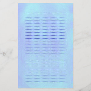 Papelería Efectos de escritorio alineados fondo azul