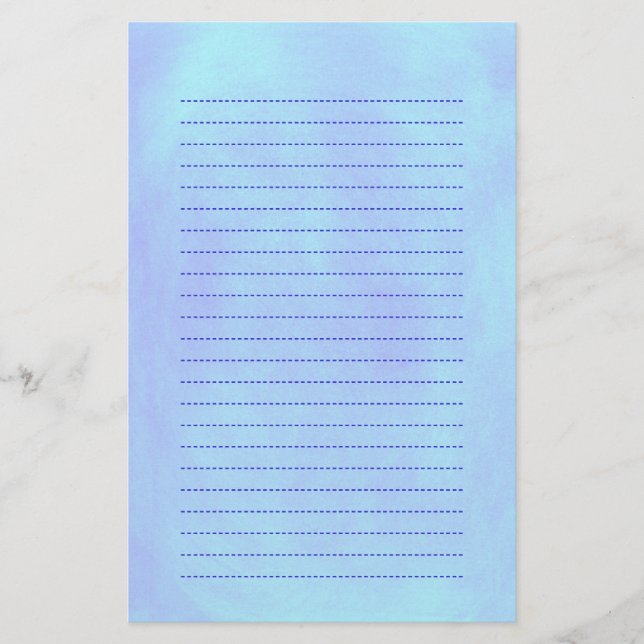 Papelería Efectos de escritorio alineados fondo azul (Anverso)