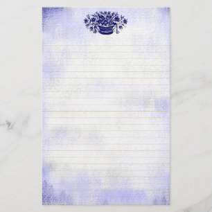 Papelería Efectos de escritorio alineados lona azul de la